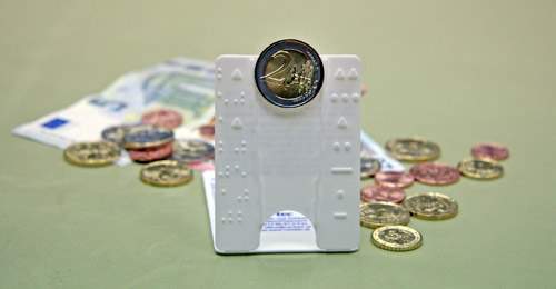 Eur banknot ir monet matuoklis