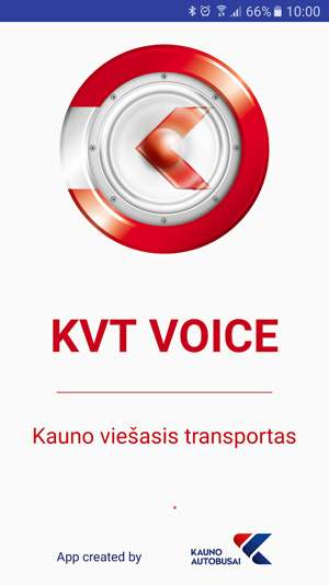 Programls 'KVT balsas' ekrano vaizdas