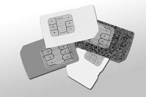 Telefonin�s SIM kortel�s